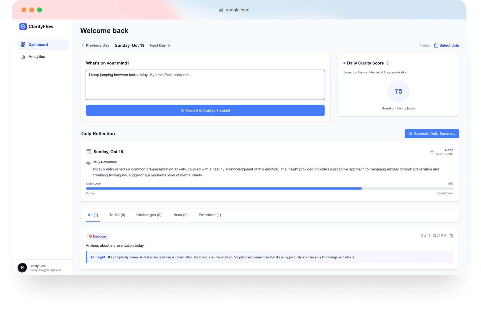The Magic Moment - AI-powered insights